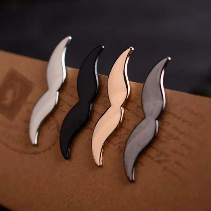 2016 модная мужская рубашка с французскими усами и бородой Сумка зажимами для