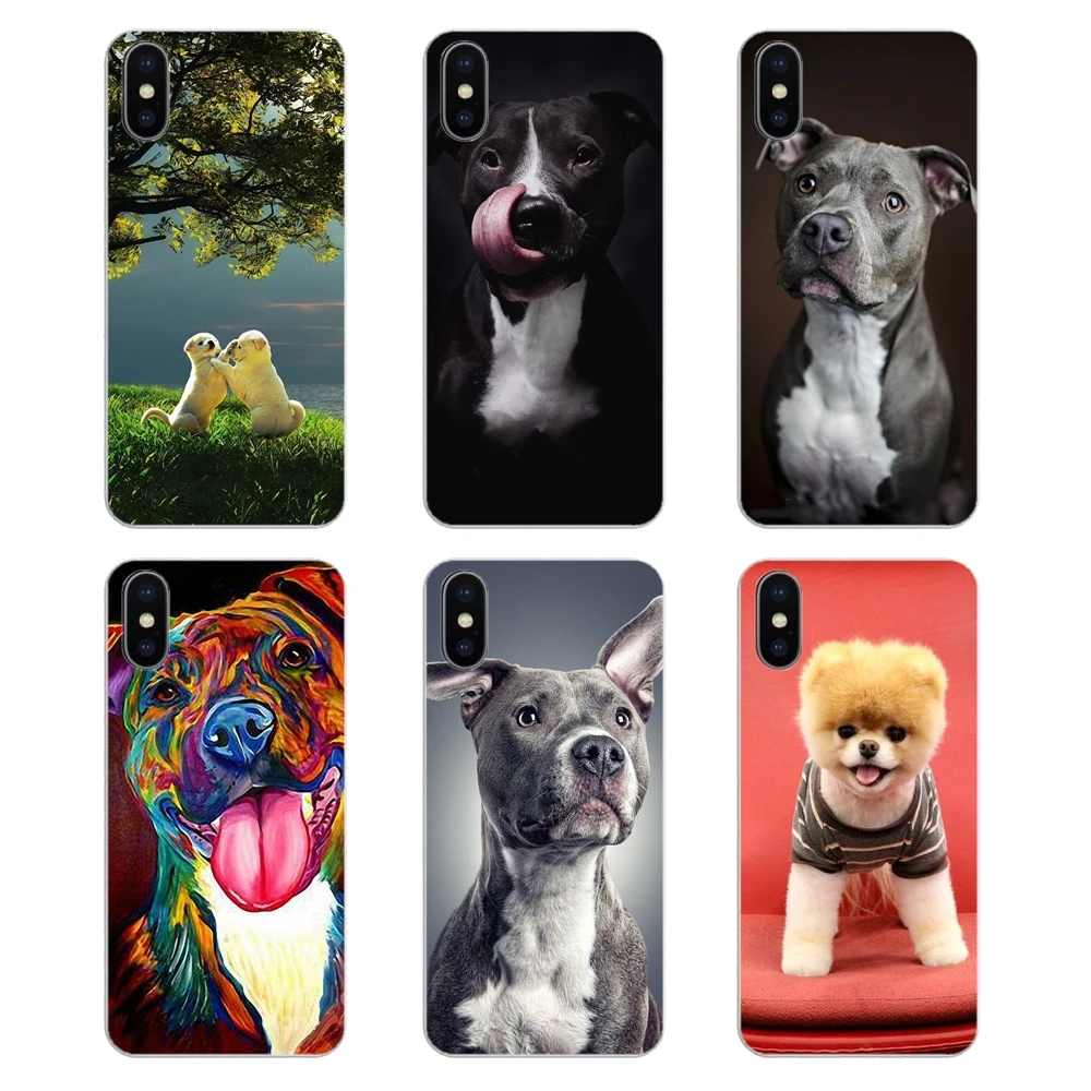 Soft Silicone Case Blue Nose Pitbull Pomeranian DOG For Xiaomi Mi6 Mi 6 A1 Max Mix 2 5X 6X Redmi Note 5 5A 4X 4A A4 4 3 Plus Pro |