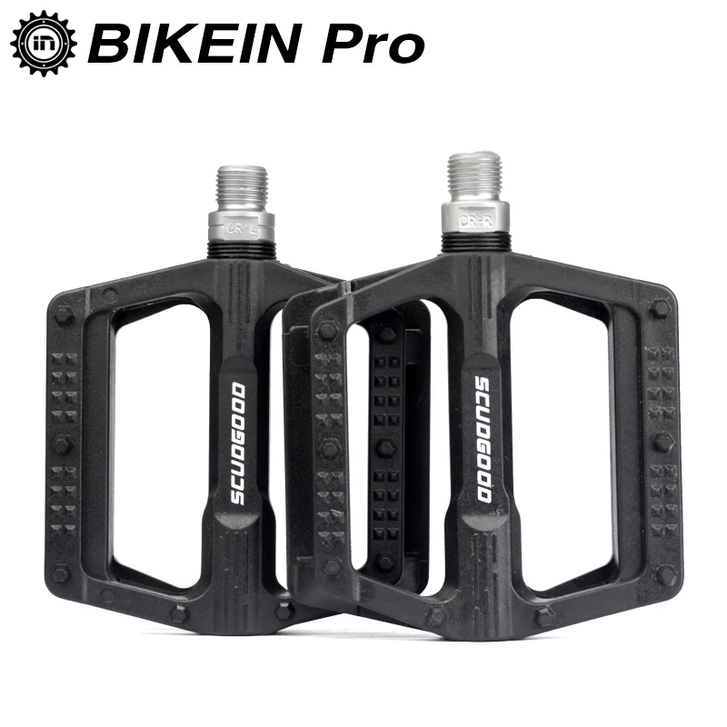 BIKEIN педали для горного велосипеда MTB с плоской платформой отражатели из