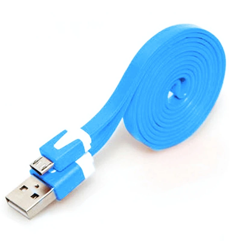 1 м/3 М прочный плоский usb-кабель для передачи данных, зарядный кабель для samsung для телефонов huawei Android