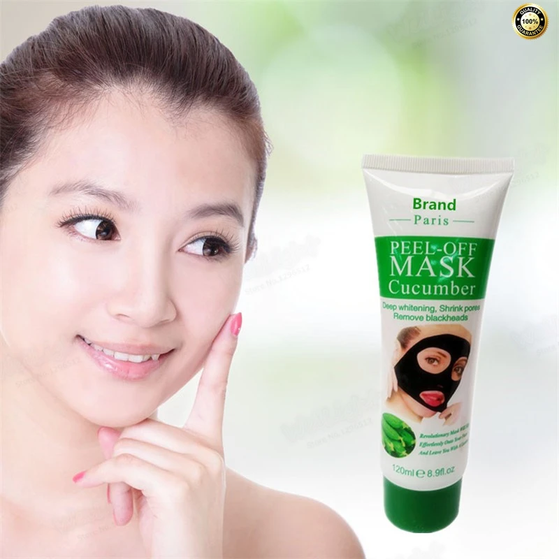 120 мл женская маска для отбеливания кожи лица с зеленым огурцом Порошковая от