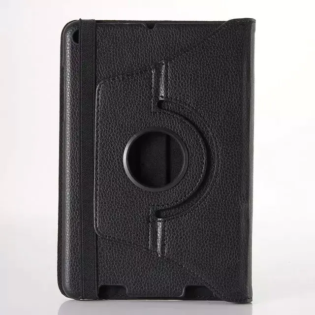 black Чехол для Xiaomi Mi Pad 2 7,9 дюймов, высокое качество, кожа, вращающийся на 360, чехол для Xiaomi Mi Pad 3 с подставкой и держателем+ стилус - Цвет: black