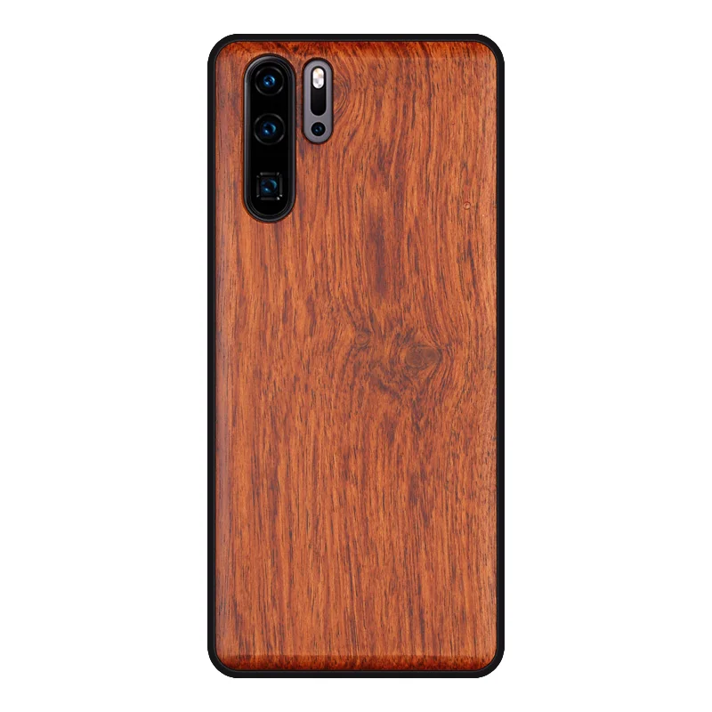 Оригинальный чехол из натурального дерева для Huawei P30 Pro P20Lite Мягкий бампер ТПУ