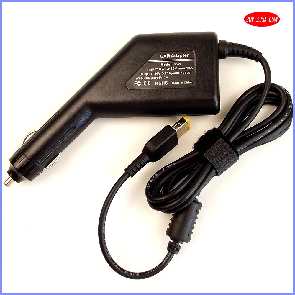 Зарядное устройство с адаптером постоянного тока для ноутбука 20 в 3 25 А + USB Lenovo