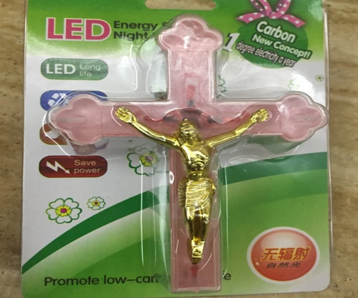 2 вида европейская вилка 1 Вт светодиодная лампочка Иисус ночсветильник в