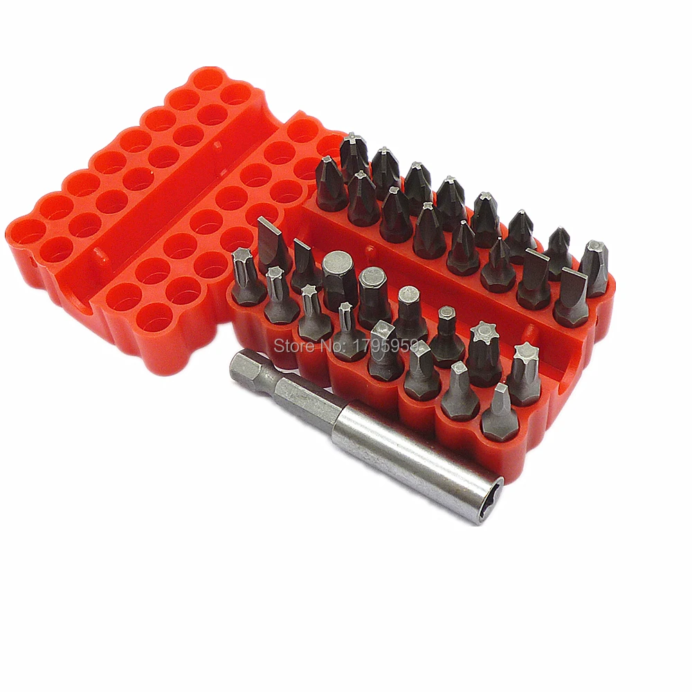 32 шт. Набор отверток с шестигранной отверткой Torq Torx шестигранным хвостовиком 1/4