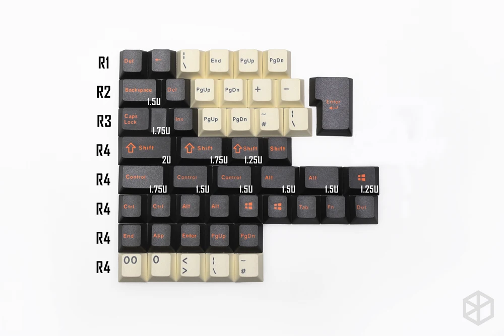 Pbt doubleshot колпачки Вишневый профиль карбоновый цвет бежевый оранжевый серый для xd60 xd64 tada68 96 xd84 xd68 1800 87 tkl 104 ansi