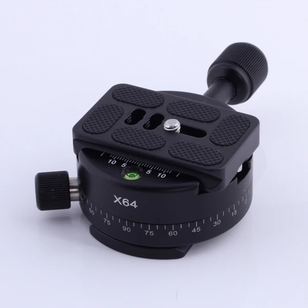 Зажимная панорамная головка для штатива с быстроразъемной пластиной|head car|panorama