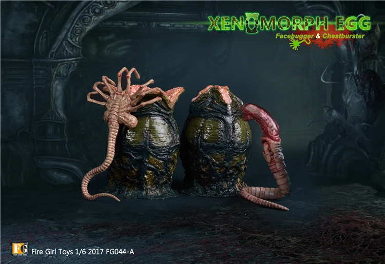 Fire Girl Toys FG044-A Xenomorph Egg Facebugger &amp Chestburster набор 1/6 подходит для 12-дюймовых экшн-фигурок