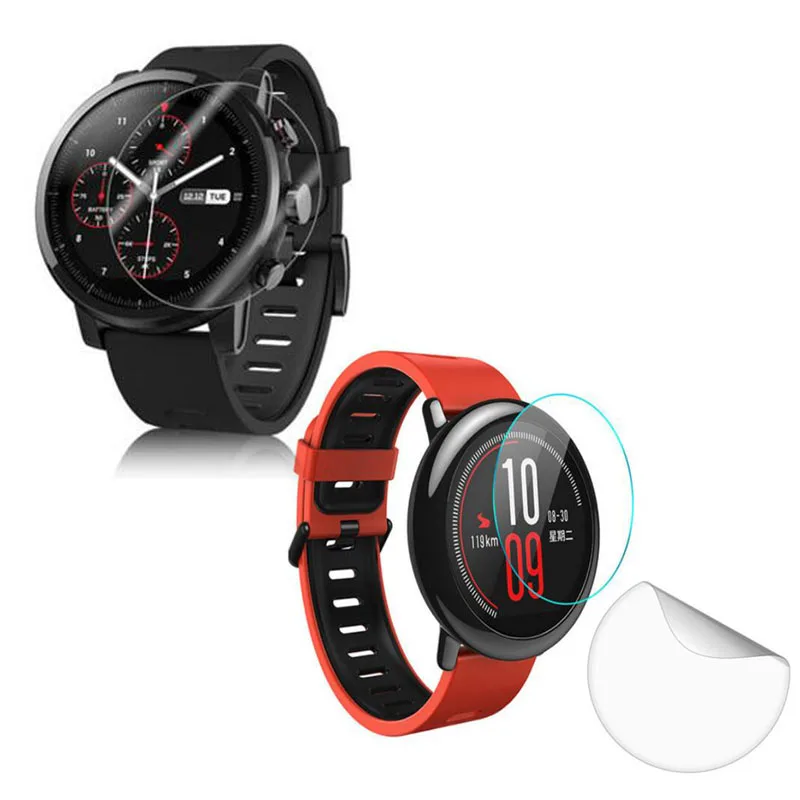 Мягкая прозрачная защитная пленка из ТПУ для часов Xiaomi Huami Amazfit Pace Stratos 2/2S 5 шт.