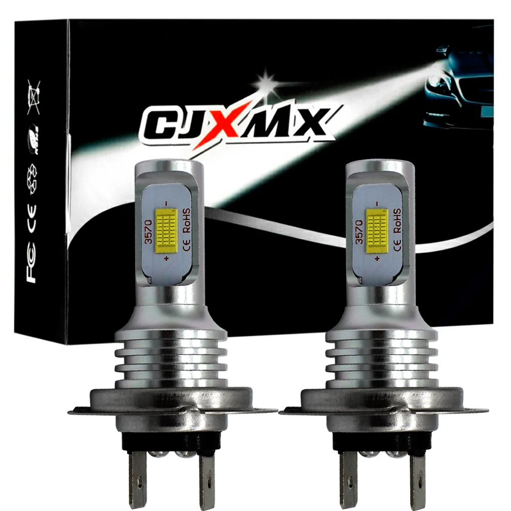 CJXMX H7 светодиодная Автомобильная противотуманная фара 3000K золотисто желтый 6500K