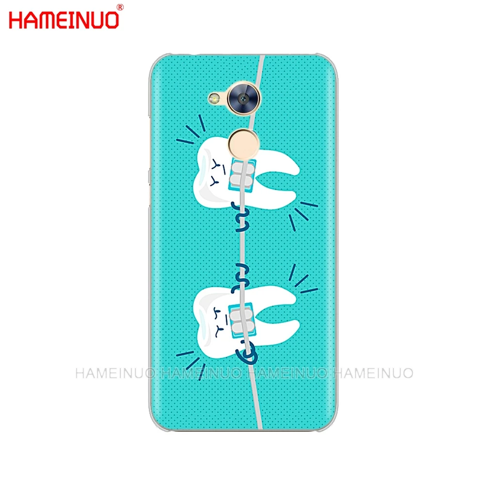 HAMEINUO Стоматолог Зубной увенчанный зуб крышка чехол для телефона для huawei Honor 10 V10 4A 5A 6A 7A 6C 6X7X8 9 LITE - Цвет: 41528