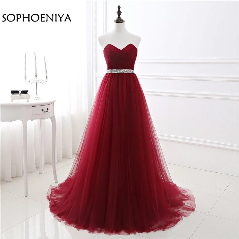 

Vestido de festa Off the shoulder A-Line Tulle Cheap Evening dress 2021 abendkleider vestido de noche abiye Prom dresses