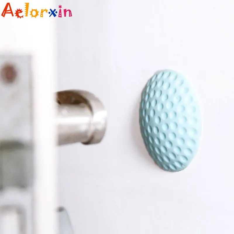 Amortiguadores de seguridad para beb&eacute;s, tarjetas de seguridad, tapones de puerta, protectores de pared, manija, cerradura de puerta para ni&ntilde;os, 4 unids/lote-1
