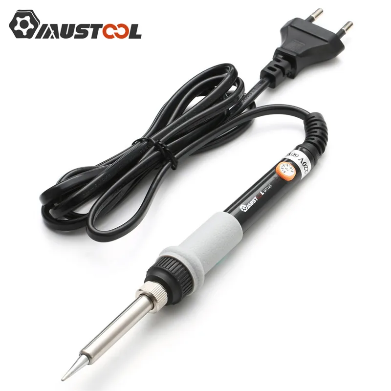 Горячая Распродажа Электрический паяльник с регулируемой температурой MT223 60 Вт 5