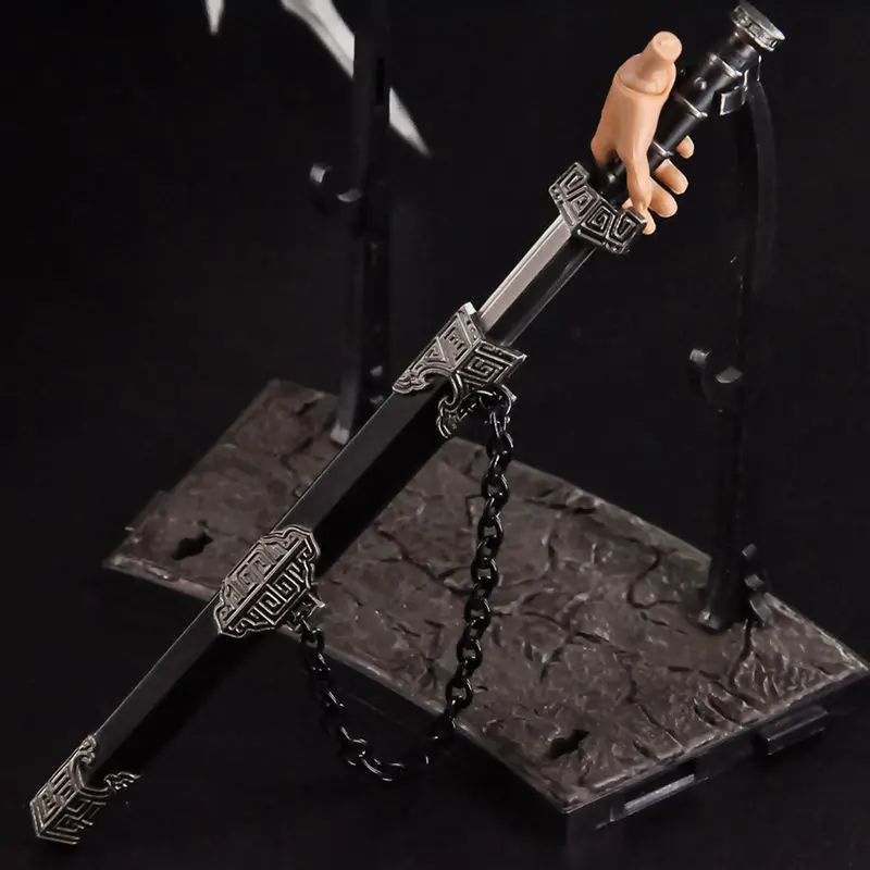 Масштаб 1:6 древнее холодное оружие Длинный Меч Сабля меч в ножнах для 12 &quotтела