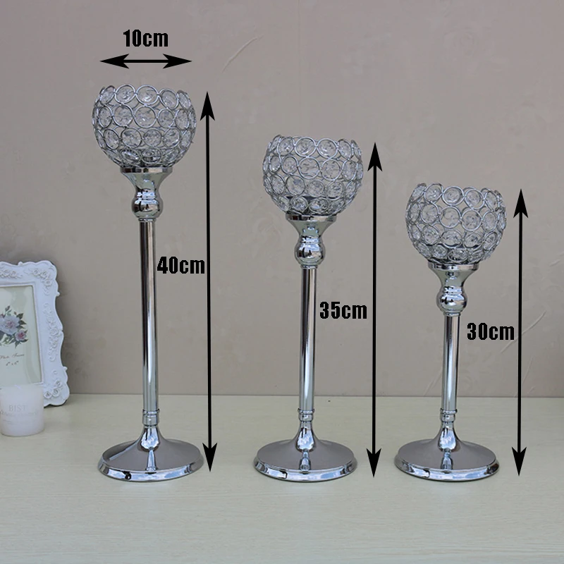 Металлический Подсвечник в виде арахиса серебристый 30 см 35 40 см| |