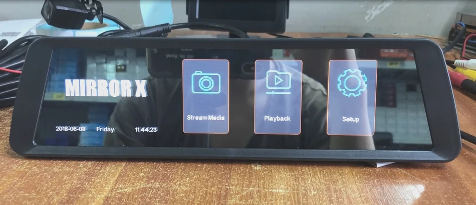 GreenYi 9,8" Полный сенсорный экран 1080P HD Автомобильный видеорегистратор Dash камера полный корпус из цинкового сплава зеркало монитор двойной Dashcam Dash Cam