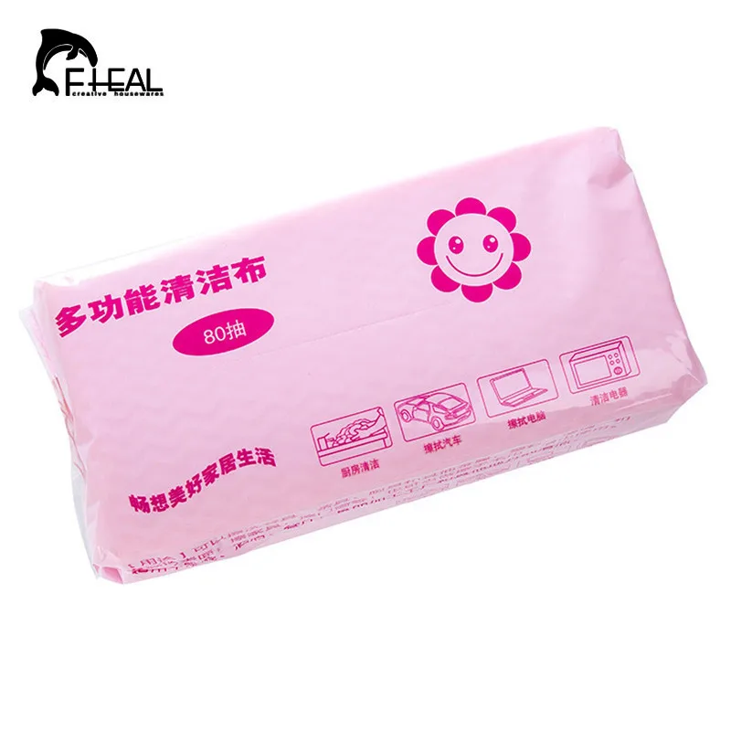FHEAL 1 пакет чистящие тряпки из нетканого материала дом чистым аксессуары