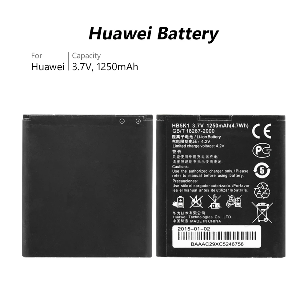 HB5K1 батарея для huawei Ascend ll 2 M865 Sonic U8650 C8650 U8850 U8652 U8651 Lipo Li-Po литий-полимерная аккумуляторная батарея для телефона