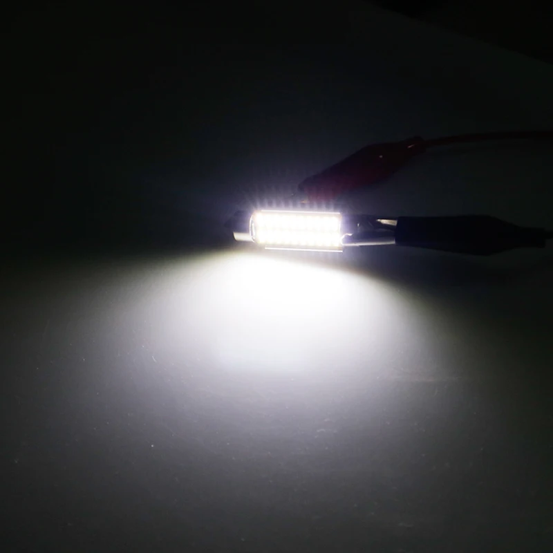 2 шт. C5W гирлянда 31 мм 36 39 41 светодиодный led Canbus автомобильная лампа без ошибок авто