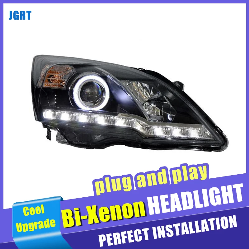 Автомобильный Стайлинг для Honda CR-V светодиодная фара 2007-2011 CRV LED DRL Bi-Xenon Head