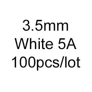 3.5mm-5A-100pcs 100 шт. класс AAAAA 3,5~ 10 мм белый свободный циркониевый куб камни круглый блестящий камень ЧХ Огранки Искусственные камни для ювелирных изделий - Цвет: 3.5mm-5A-100pcs