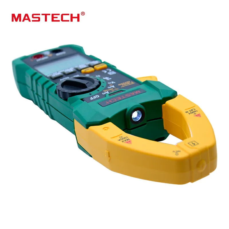 MASTECH MS2115B True RMS цифровой AC/DC Клещи измеритель емкости и частоты W/USB интерфейс