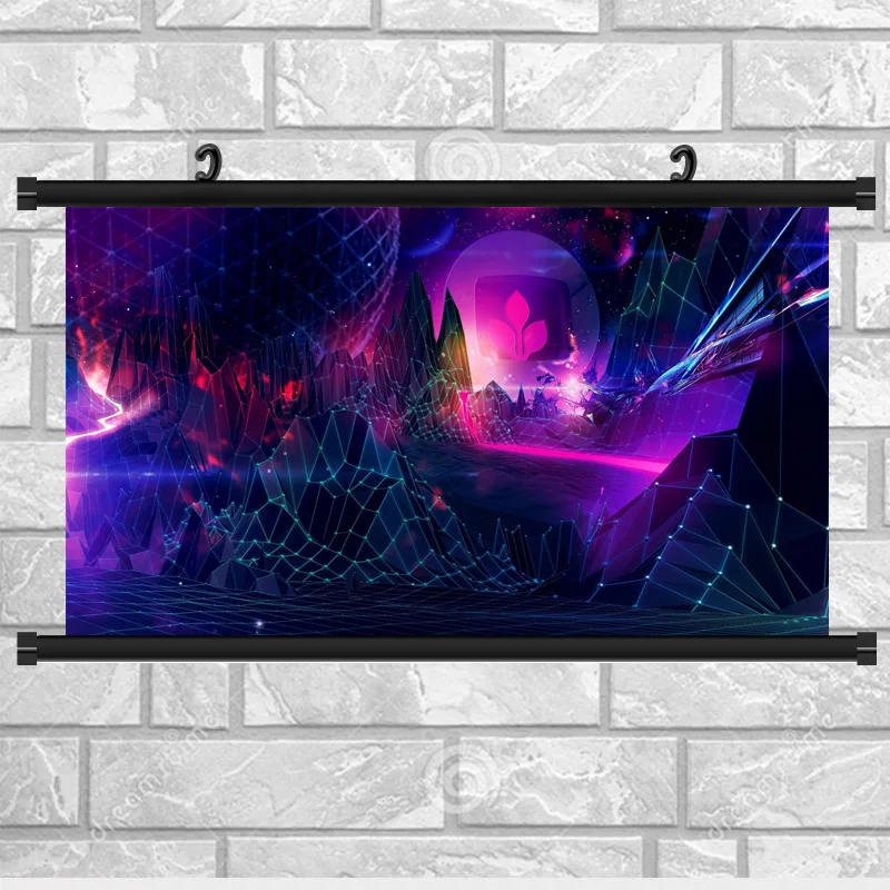 Плакат для Психоделического Трип Искусство Шелковый Ткани с стеной выделите