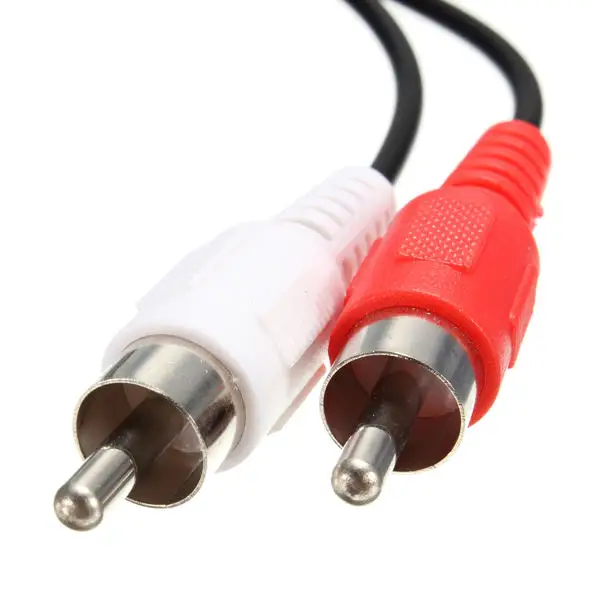 AUX 3 5 мм стерео гнездо для 2 RCA Штекерный адаптер наушников аудио Y кабель сплиттер