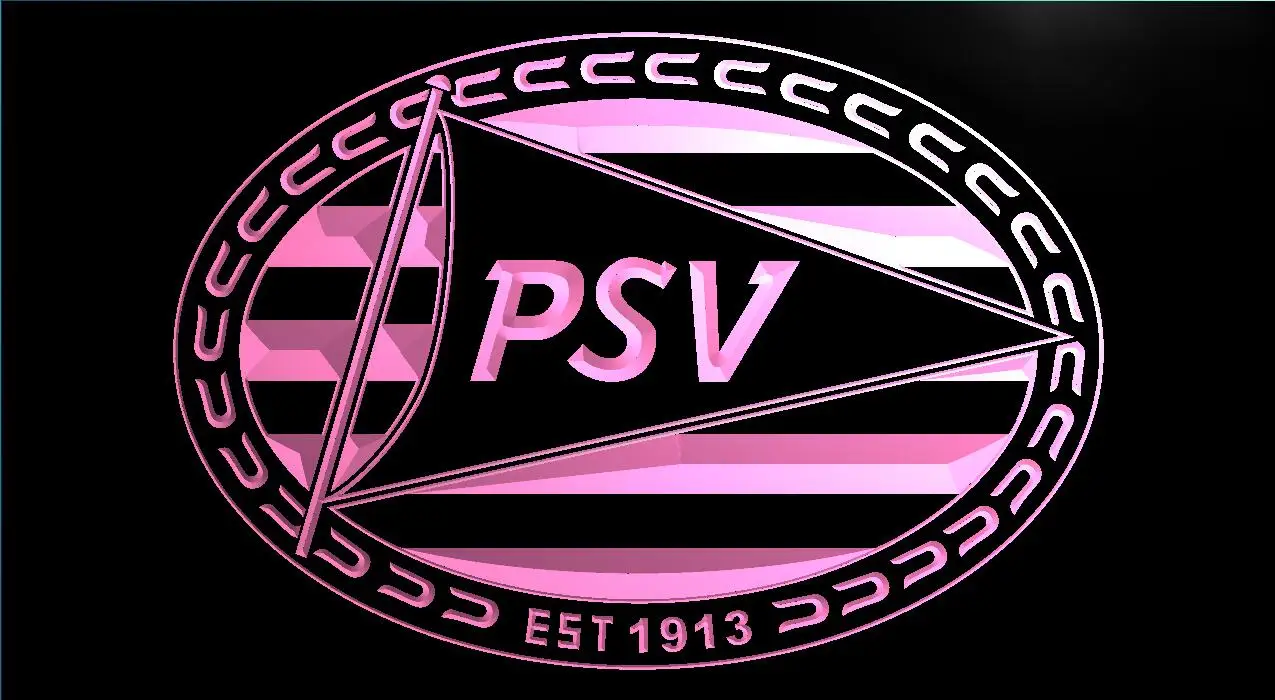 Светодиодная неоновая световая вывеска ZH7b- PSV eindобщий Спорт Vereniging датский Eredivisie |