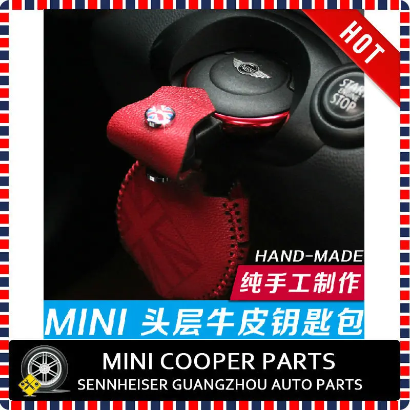 Новый кожаный чехол для ключей Mini Cooper стиль mini Ray много цветов cooper R55 R56 R57 R58 R59 R60 (1