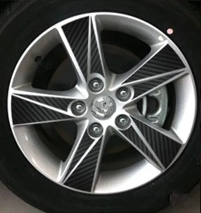 Автомобиль стайлинг автомобиля DIY обода углеродного волокна стикер/автомобилей