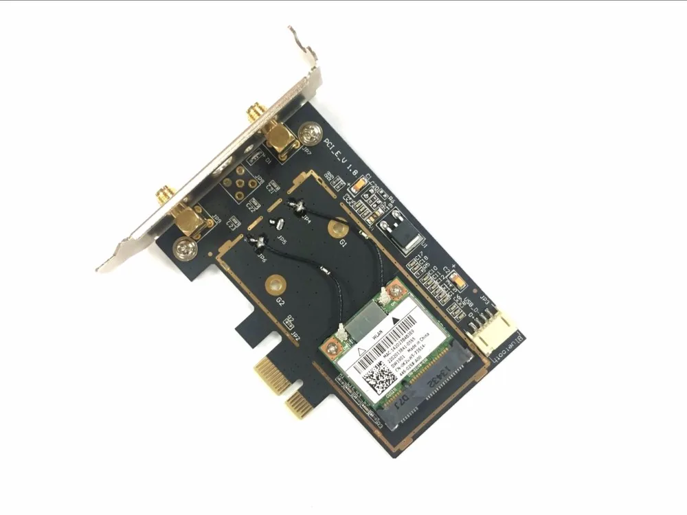 Atheros AR5B22 DW1901 Bluetooth 4 0 wifi 300M настольная карта PCIe к настольный адаптер с 2 антеннами