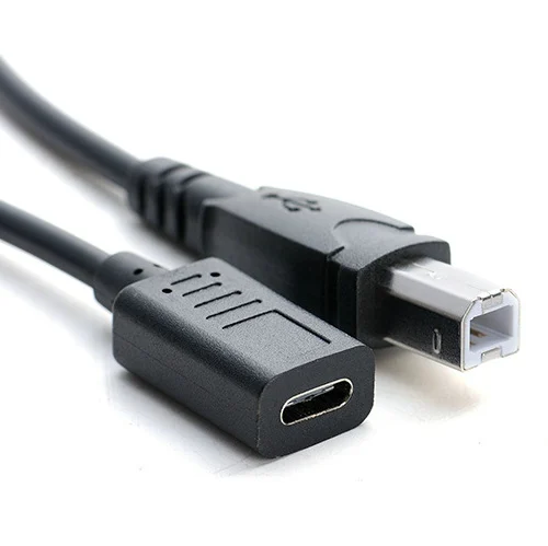 Новинка внешний диаметр 30 см USB 3 1 Тип C женский разъем для 2 0 B Мужской кабель