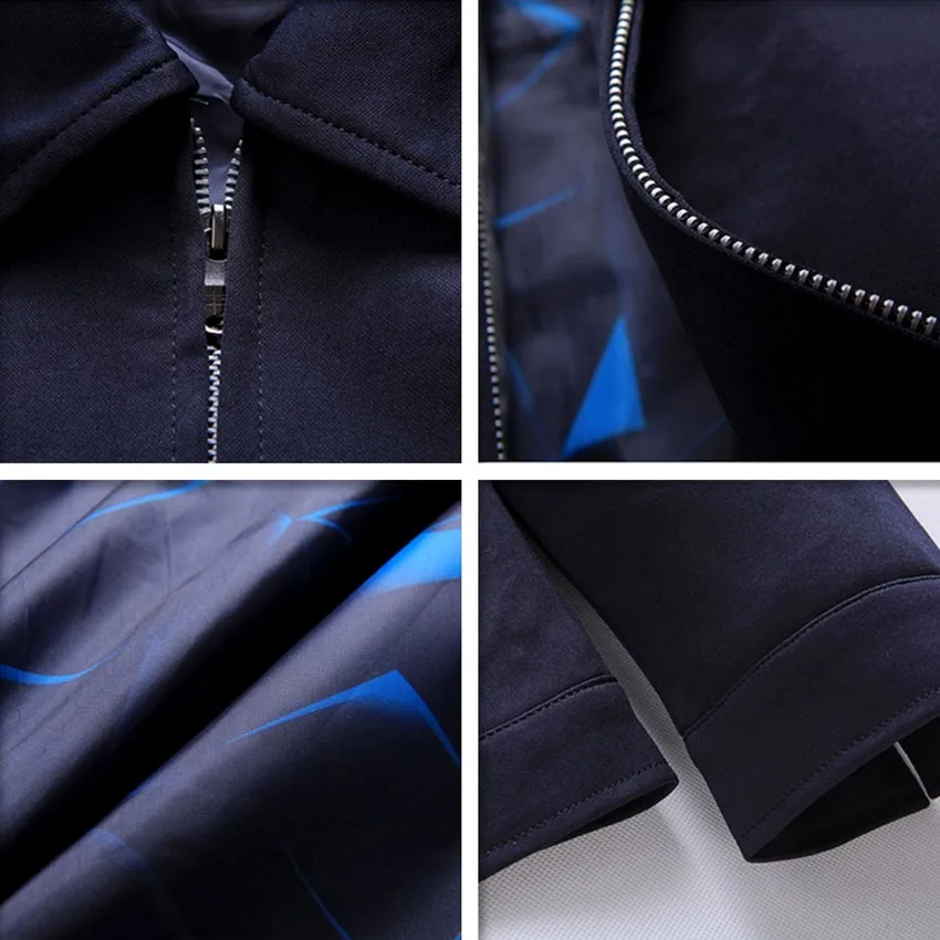 

Middle Age and Old Age Men Jackets Long-sleeved Loose Breathable Mens Coats Size S M L 2XL 3XL Fashion Male Leisure Jacket