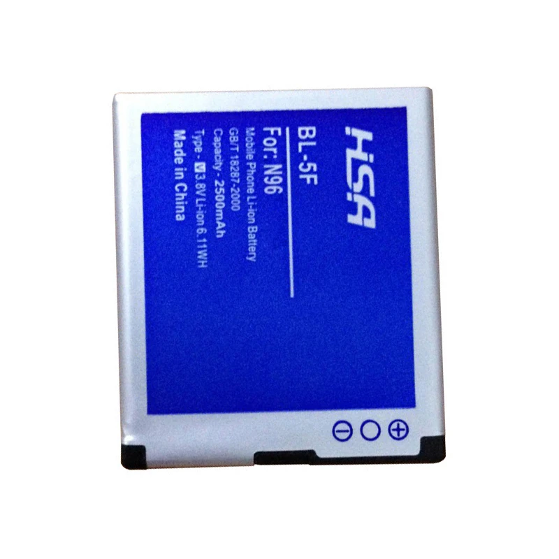 Новый 2500 мАч BL 5F/BL 5F аккумулятор большой емкости для Nokia 6290/E65/N93i/6210/N96/6210