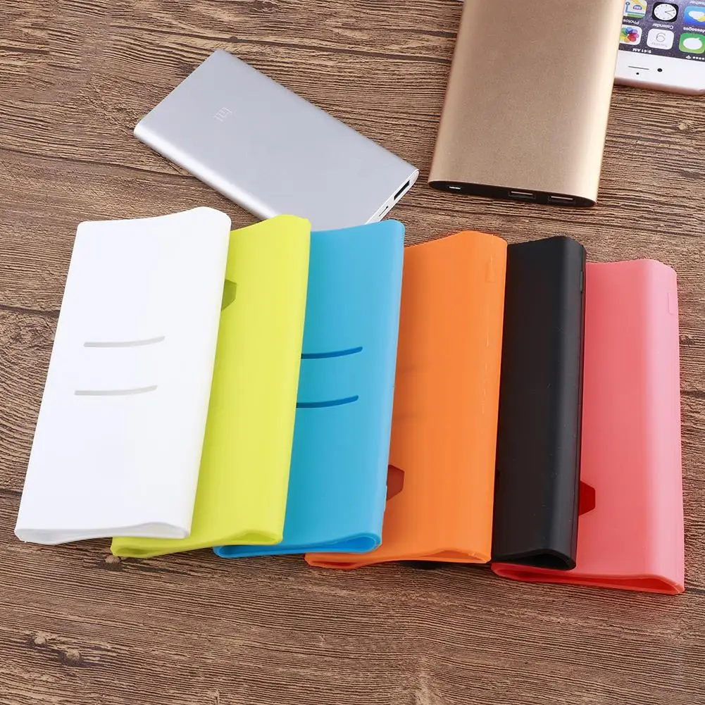 Чехол для внешнего аккумулятора Xiaomi силиконовый чехол портативный внешний