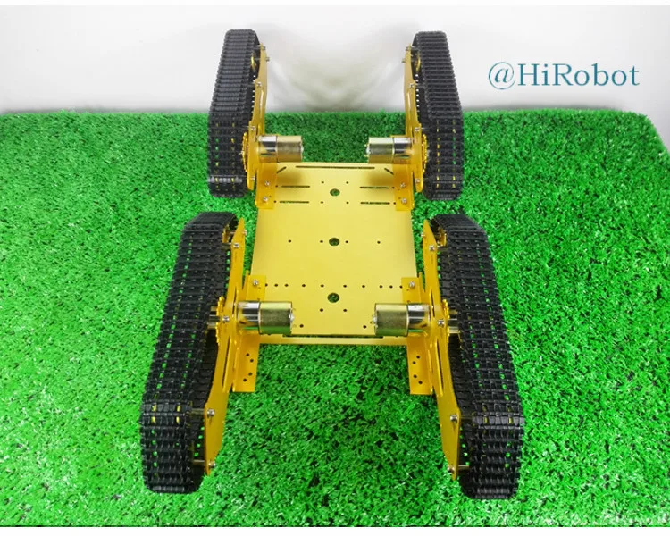 TR900 4WD Танковая машина Алюминиевый сплавный каркас/структура и колеса для проекта изучения робототехники модификации DIY модели.