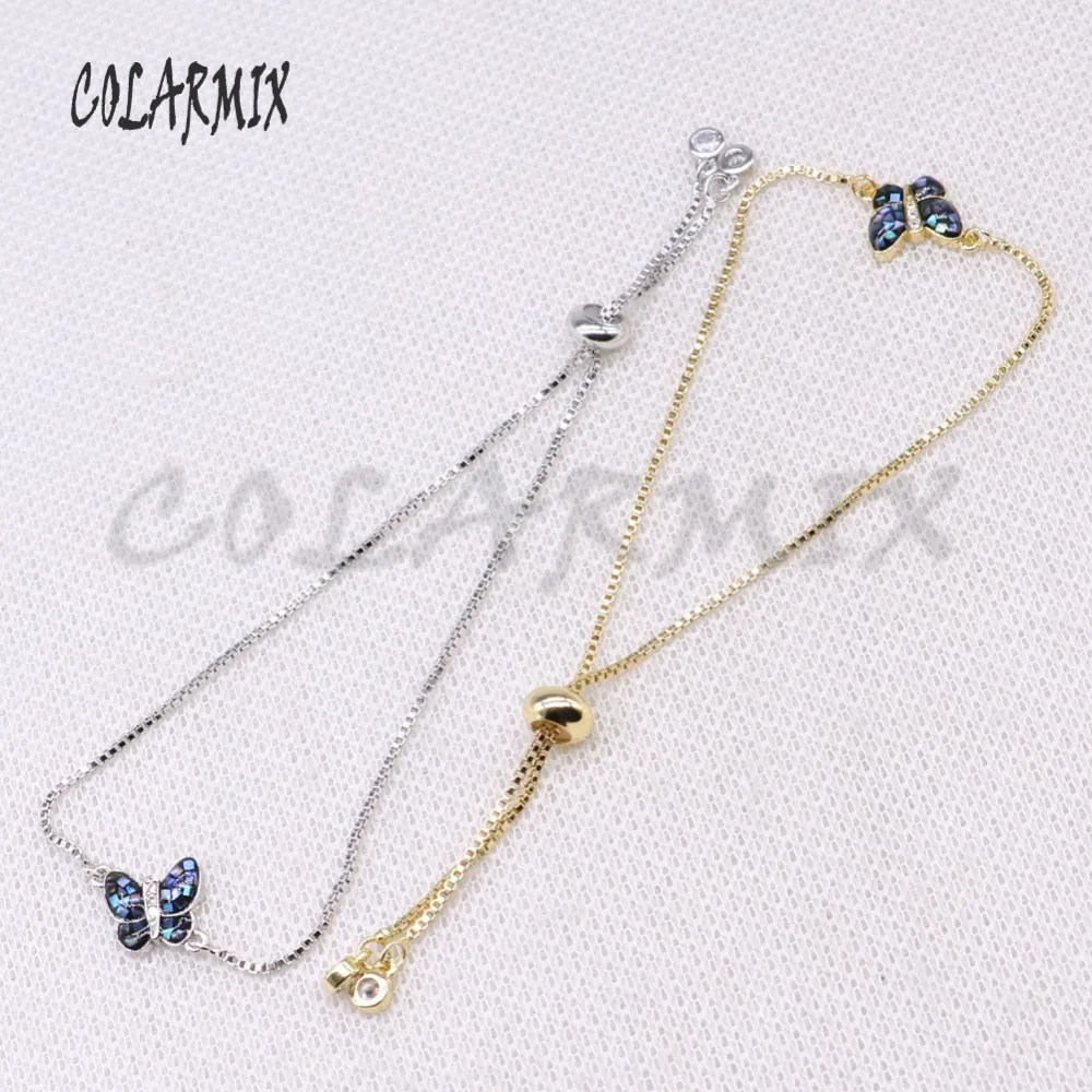 Оптовая продажа ювелирный браслет крошечная бабочка очаровательный высокое