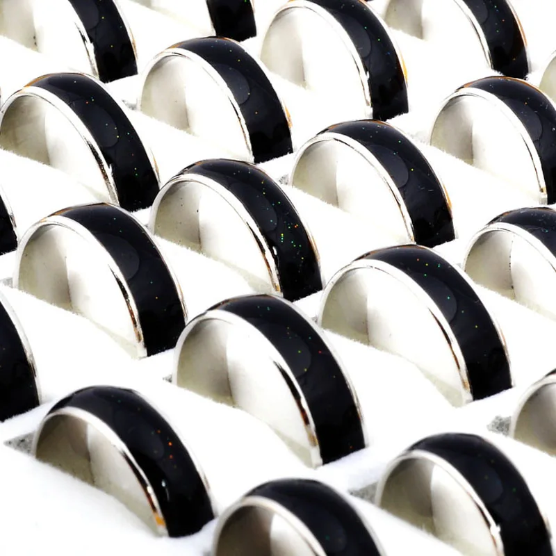 Регулируемые кольца 10 шт./лот с изменением температуры эмоциями ощущением цвета