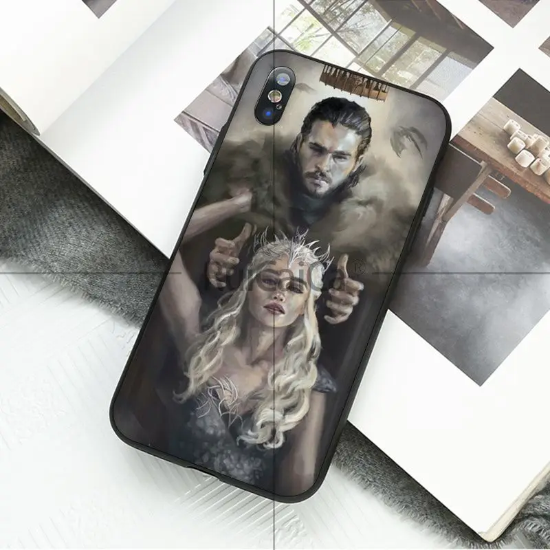 Чехол для телефона Ruicaica Game Of Thrones Finale из мягкого силикона черного цвета Apple iPhone 8 7 6