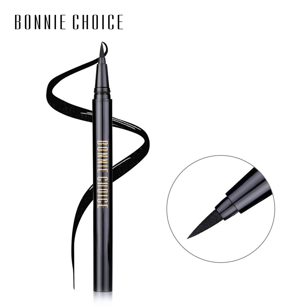 Жидкая подводка для глаз BONNIE CHOICE 1 шт. стойкая водостойкая Черная Подводка ручка