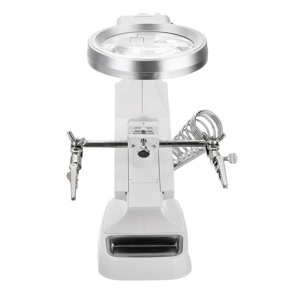 LIXF ручной светодиодный увеличительный паяльник подставка для объектива Набор