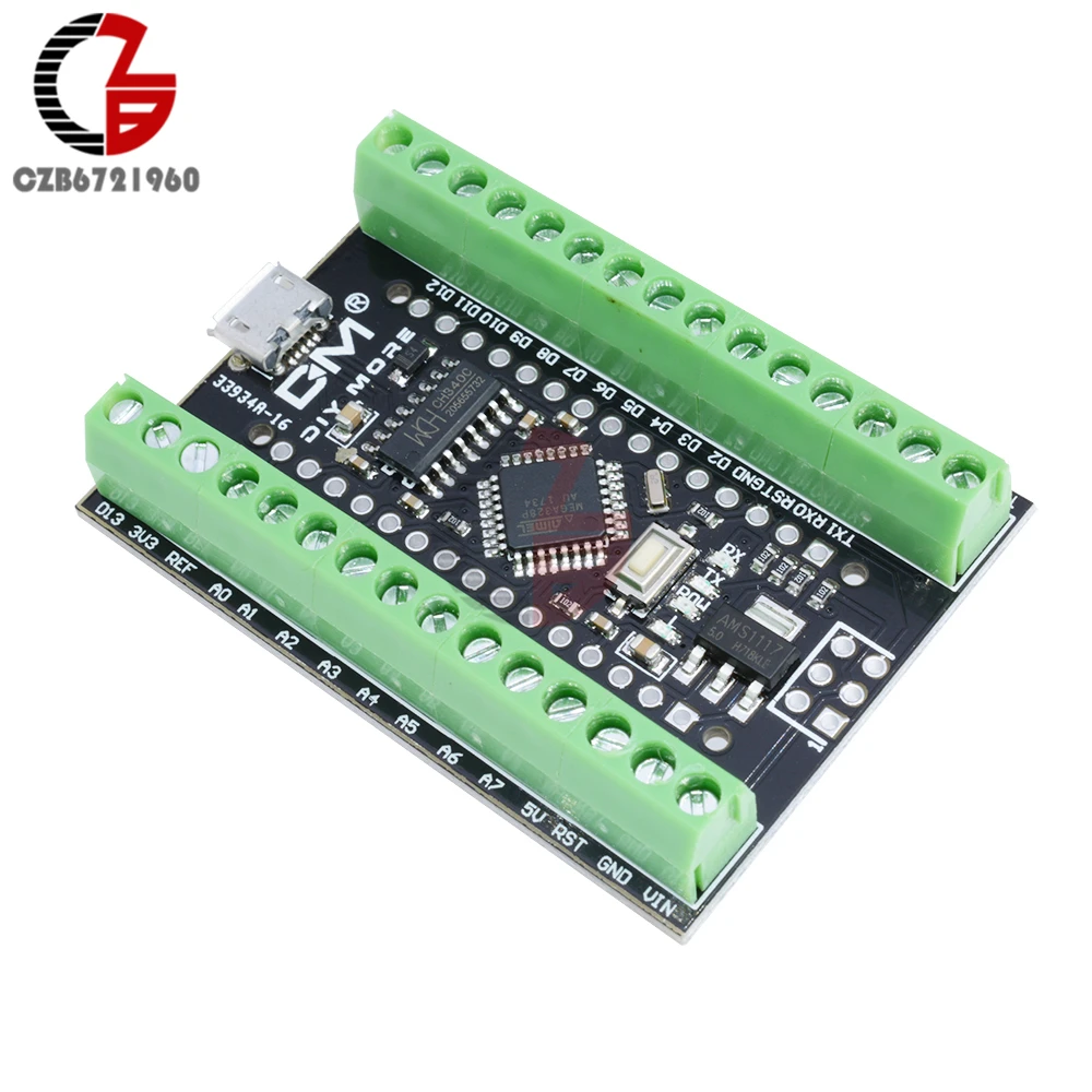 2 в 1 плата расширения Atmega328P CH340G CH340 Nano V3.0|Терминалы| |