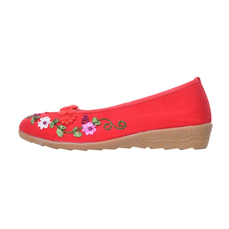 HEE GRAND/Большие размеры 35-40 традиционные женские лоферы в китайском стиле