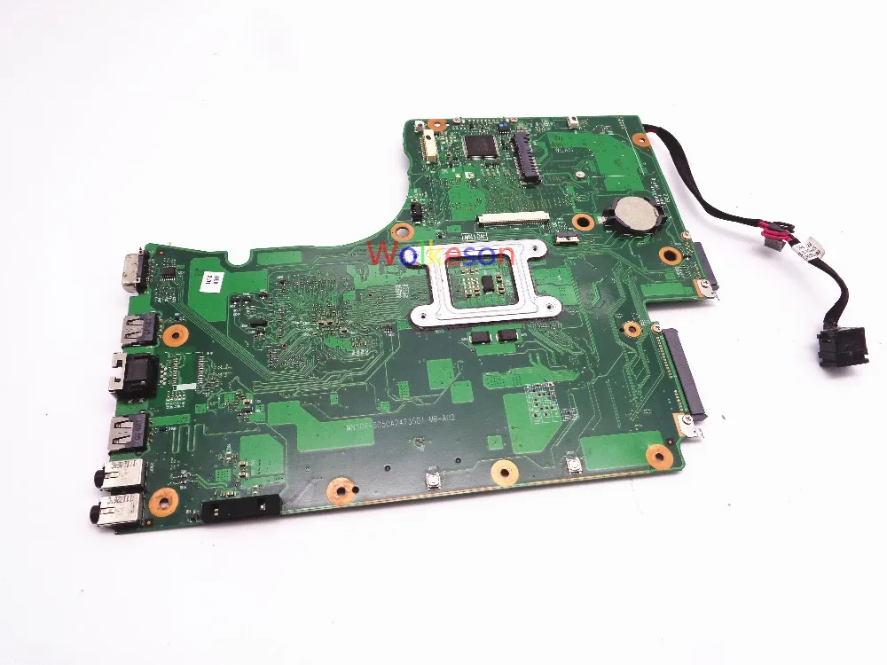 SHELI FOR Toshiba Satellite C650 Laptop Motherboard V000225140 MN10R-6050A2423501-MB-A02 PGA989 DDR3 Test Oke | Компьютеры и офис