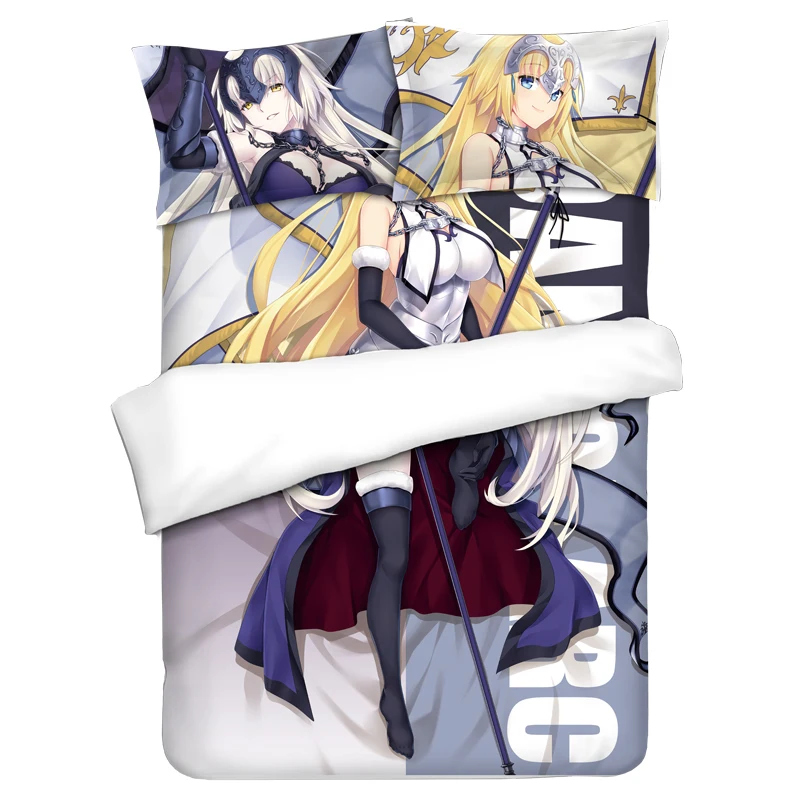 Fate grand order FGO кровать в стиле аниме простыня или пододеяльник с двумя наволочками