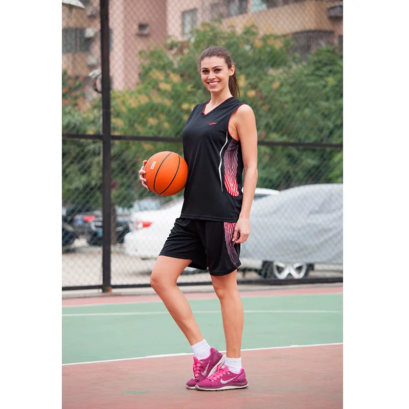 Новинка 2017 года женские Баскетбол Майки девочек дышащая пустой спортивный