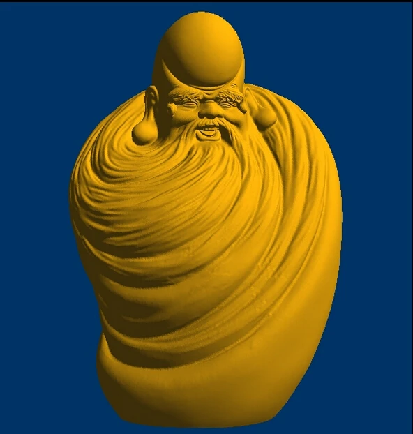 

3D models for CNC relief in STL file format Long beard god of longevity 6